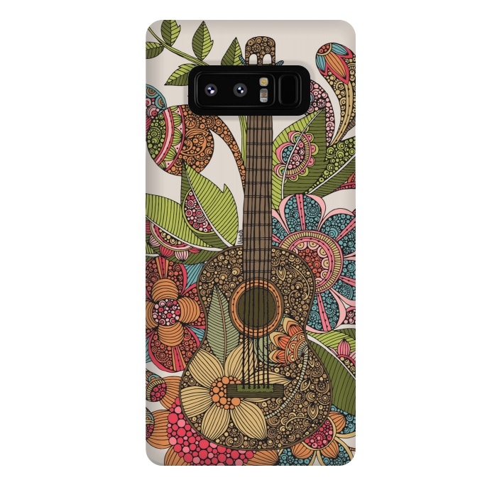 Galaxy Note 8 StrongFit Ever guitar by Valentina Harper