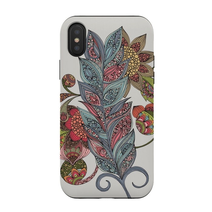 iPhone Xs / X StrongFit Feather by Valentina Harper