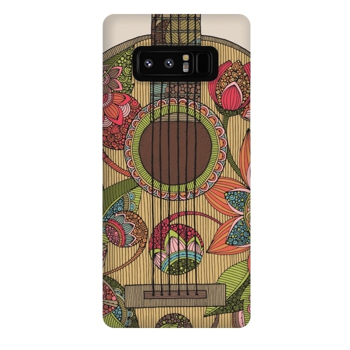 Galaxy Note 8 StrongFit The guitar by Valentina Harper