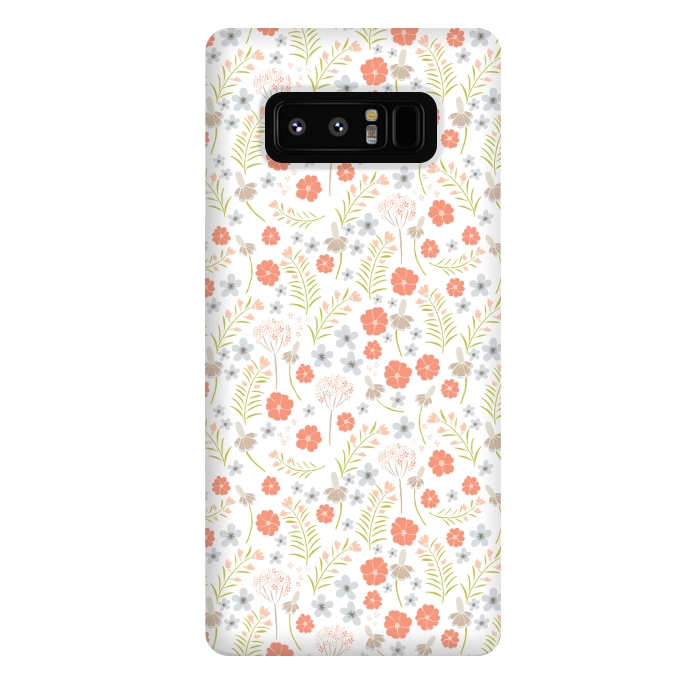 Galaxy Note 8 StrongFit Cactus County Desert Flowers  by Edith May