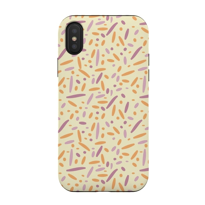 iPhone Xs / X StrongFit Icecream Sprinkles by Edith May