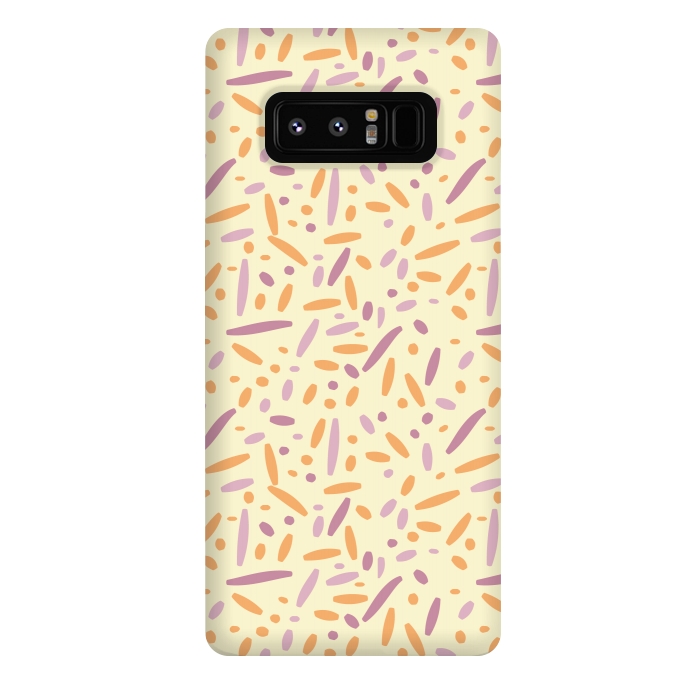 Galaxy Note 8 StrongFit Icecream Sprinkles by Edith May