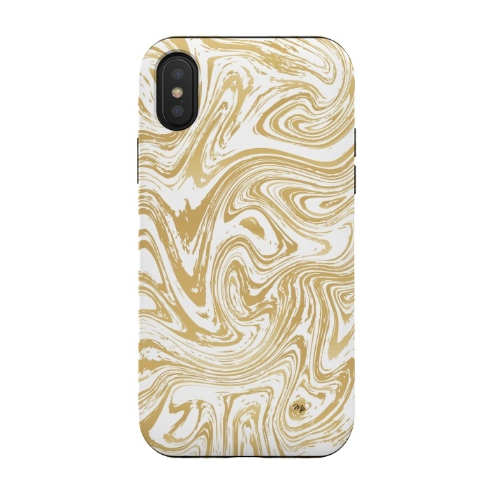 iPhone Xs / X StrongFit Marble Deluxe by Martina