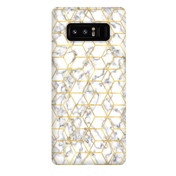 Galaxy Note 8 StrongFit Graphic Marble by Martina