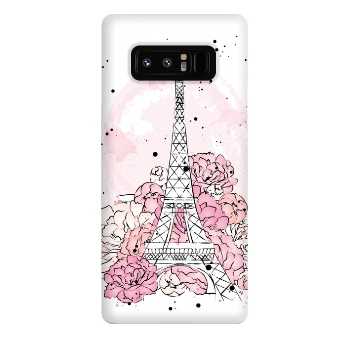 Galaxy Note 8 StrongFit Peony Paris by Martina