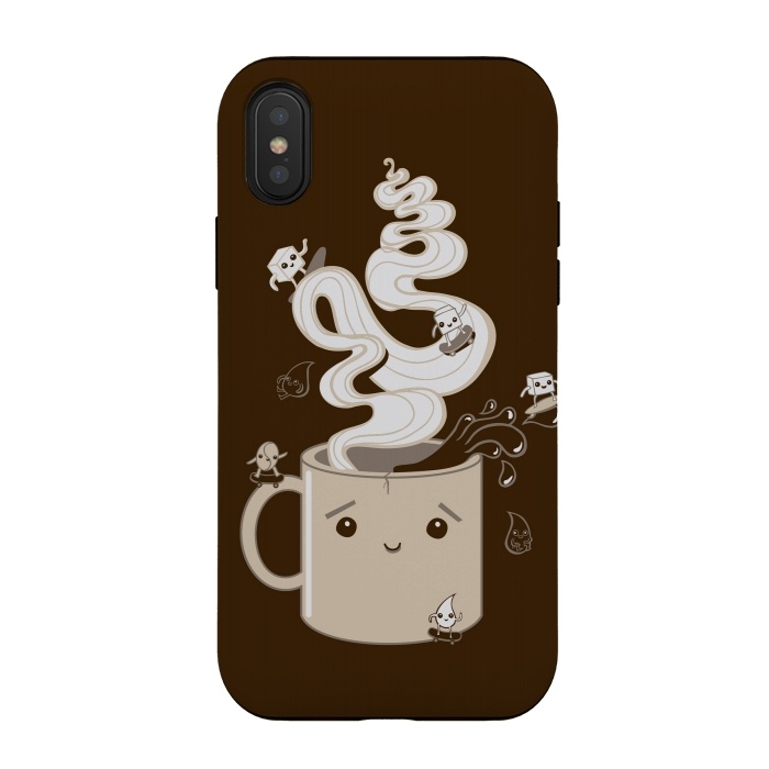 iPhone Xs / X StrongFit Extreme Coffee Sports by Wotto