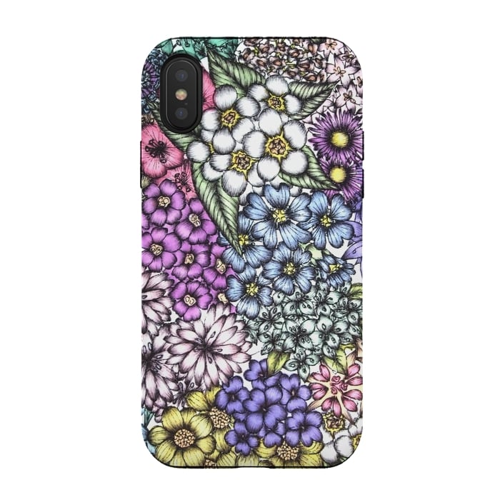 iPhone Xs / X StrongFit A Bevy of Blossoms by ECMazur 
