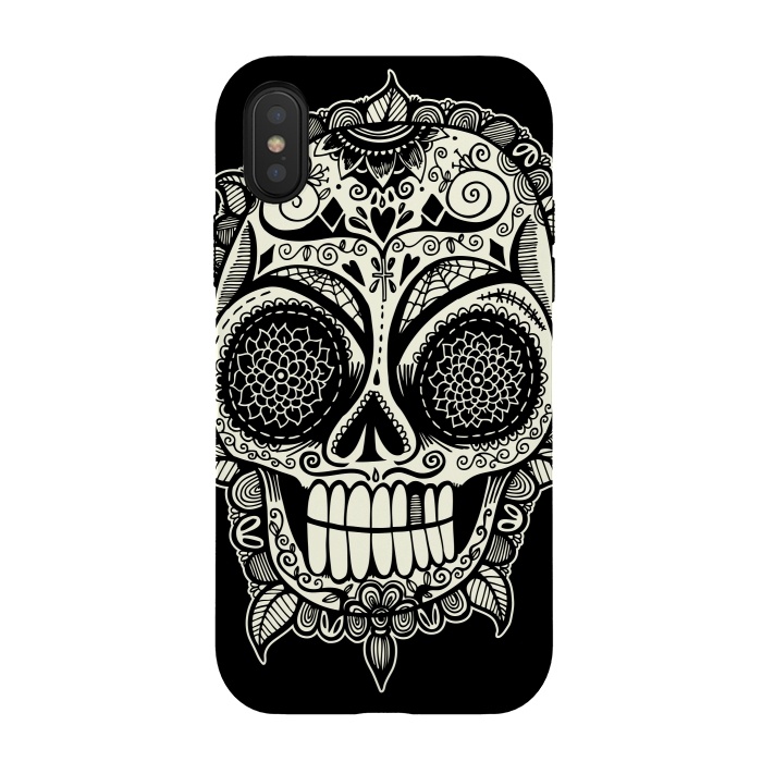 iPhone Xs / X StrongFit Dead Head by Wotto