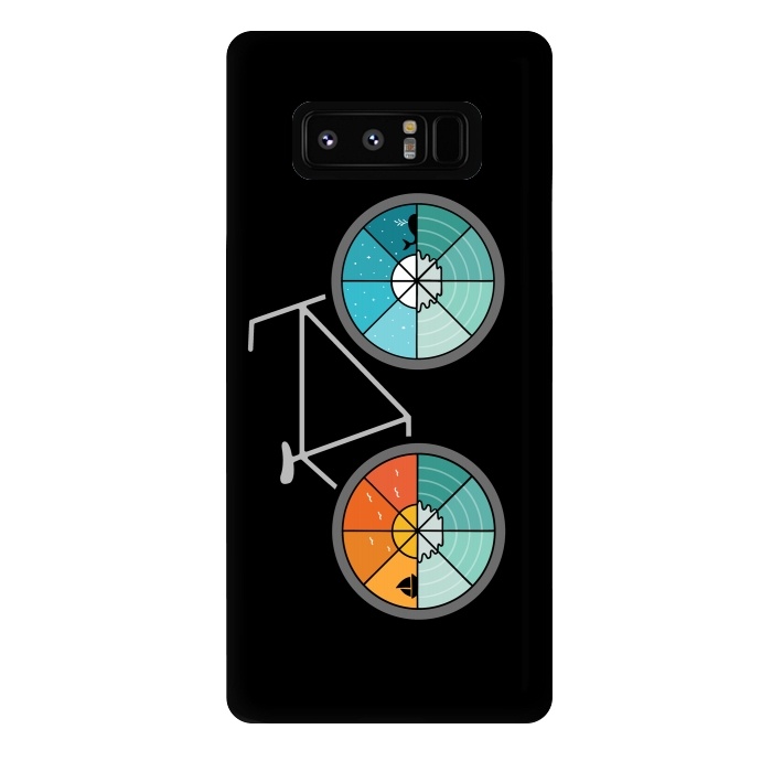 Galaxy Note 8 StrongFit Bicycle Landscape by Coffee Man