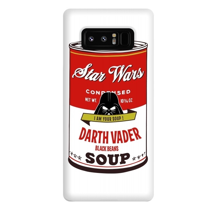 Galaxy Note 8 StrongFit Star Wars Campbells Soup Vader by Alisterny