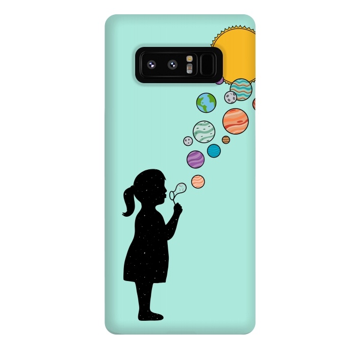 Galaxy Note 8 StrongFit Planets bubbles by Coffee Man