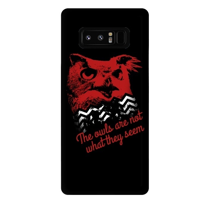 Galaxy Note 8 StrongFit Twin Peaks The Owls Are Not What They Seem by Alisterny