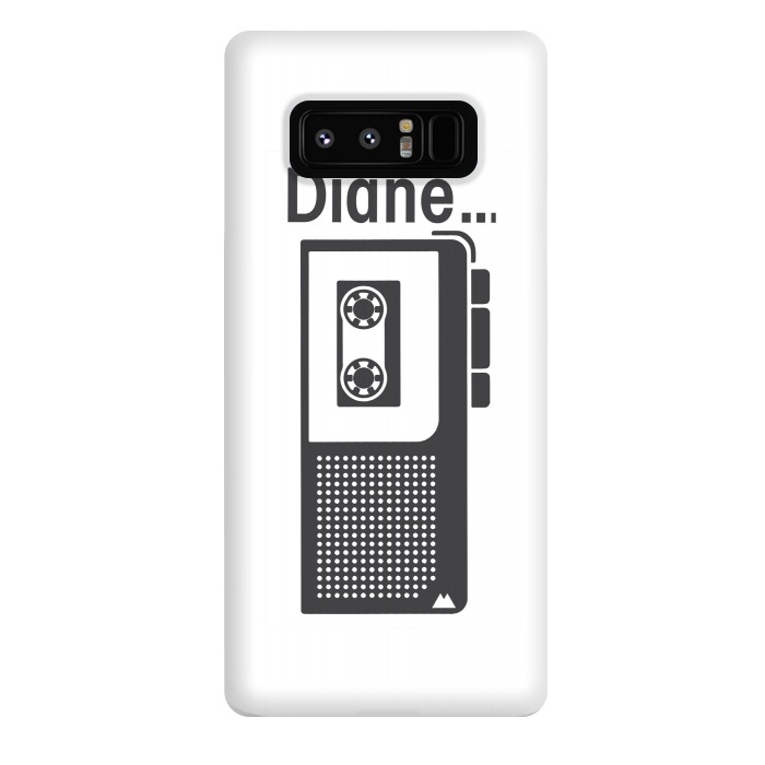 Galaxy Note 8 StrongFit Twin Peaks Diane Dictaphone by Alisterny