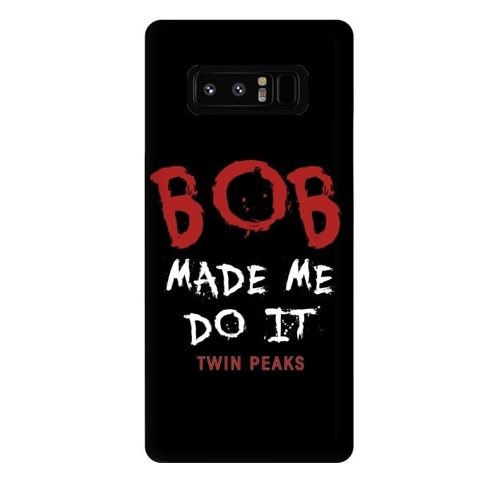 Galaxy Note 8 StrongFit Twin Peaks Bob Made Me Do It by Alisterny