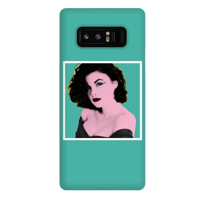 Galaxy Note 8 StrongFit Twin Peaks Audrey Horne Pop Art by Alisterny