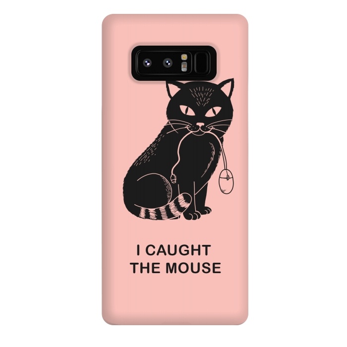 Galaxy Note 8 StrongFit I caugth the mouse rose by Coffee Man