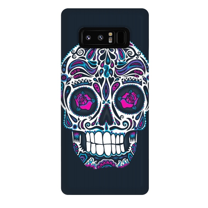 Galaxy Note 8 StrongFit Calavera IV Neon  by Wotto