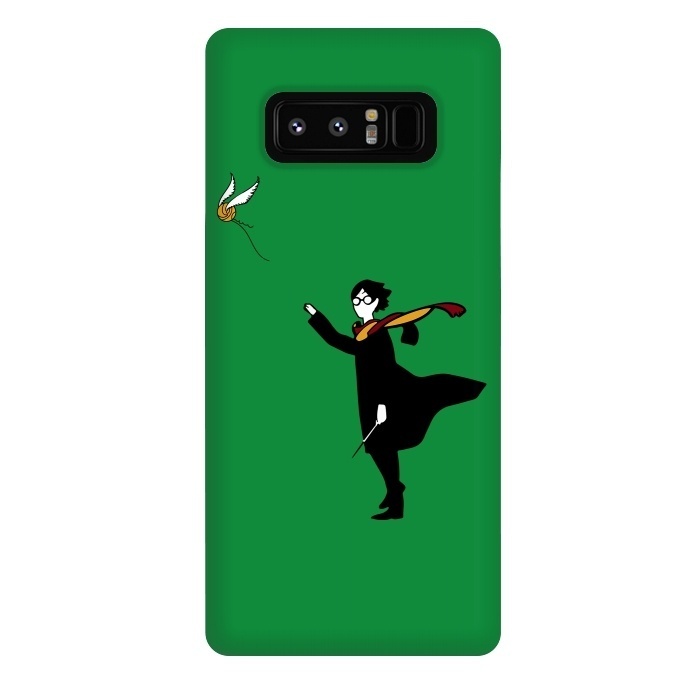 Galaxy Note 8 StrongFit Harry Potter Banksy Balloon by Alisterny