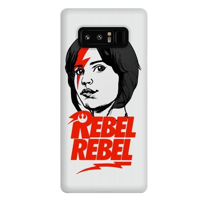 Galaxy Note 8 StrongFit Rebel Rebel Jyn Erso David Bowie Star Wars Rogue One  by Alisterny