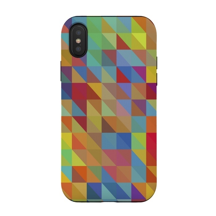 iPhone Xs / X StrongFit Meduzzle: Color Chaoses by Sitchko