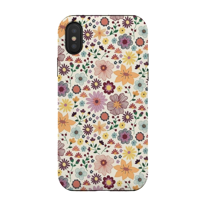 iPhone Xs / X StrongFit Wild Bloom by TracyLucy Designs