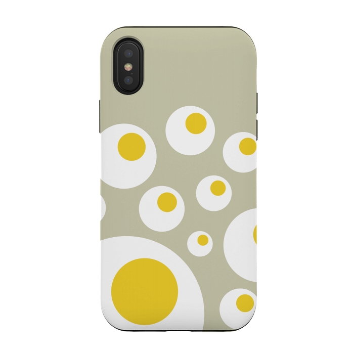 iPhone Xs / X StrongFit The Fried Eggs Rebellion II by Dellán