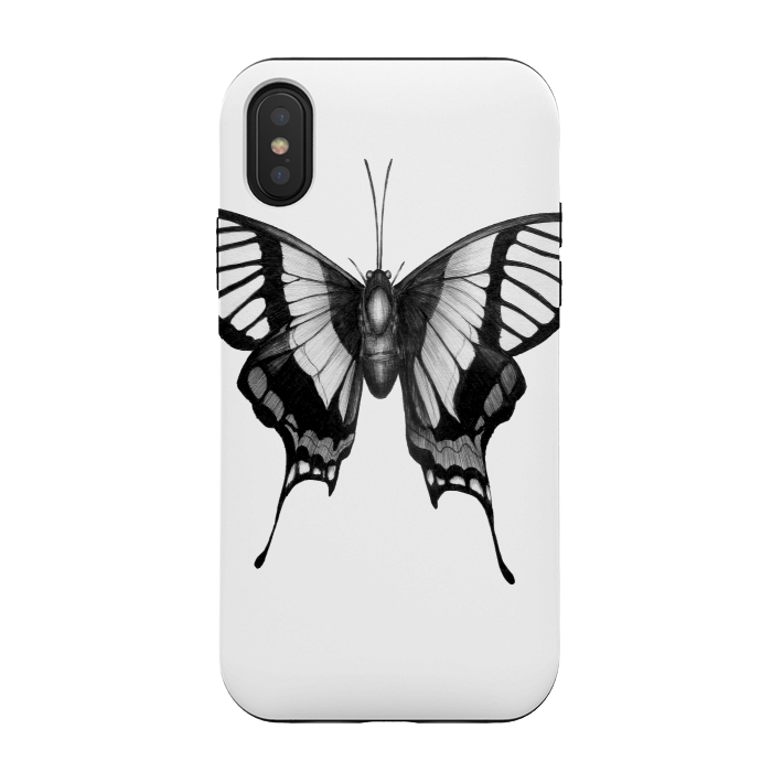iPhone Xs / X StrongFit Butterfly Wings by ECMazur 