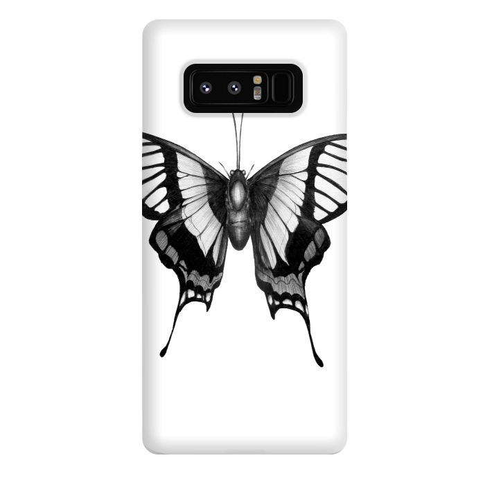 Galaxy Note 8 StrongFit Butterfly Wings by ECMazur 