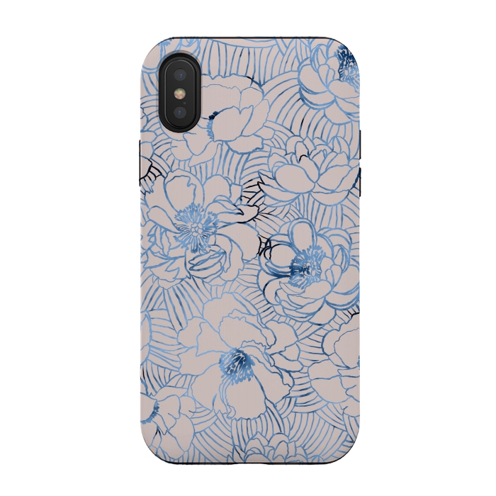 iPhone Xs / X StrongFit ThistleDown  by Victoria Krupp-Rombalski