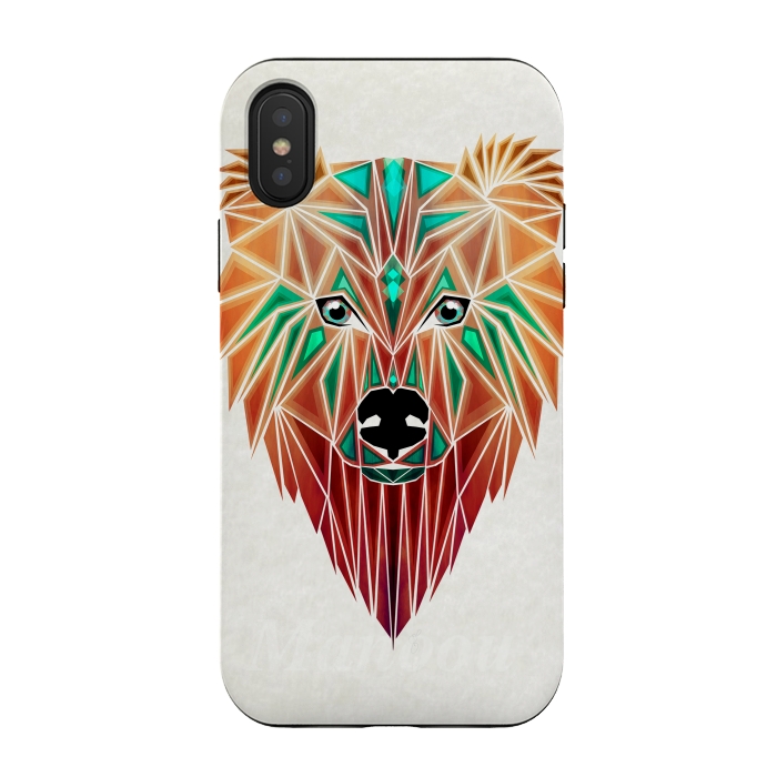 iPhone Xs / X StrongFit bear by Manoou