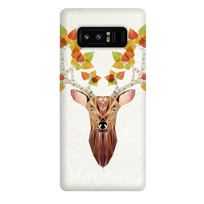 Galaxy Note 8 StrongFit deer autumn by Manoou