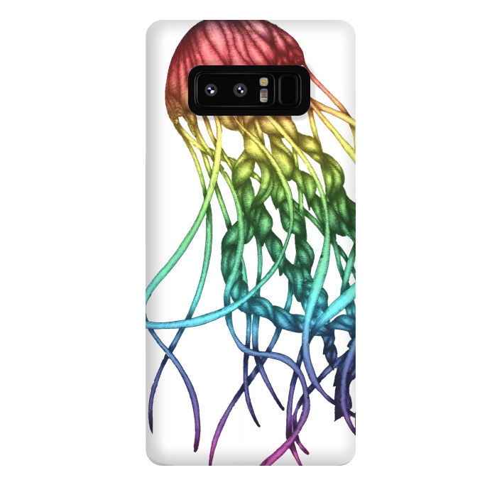 Galaxy Note 8 StrongFit Rainbow Jelly by ECMazur 