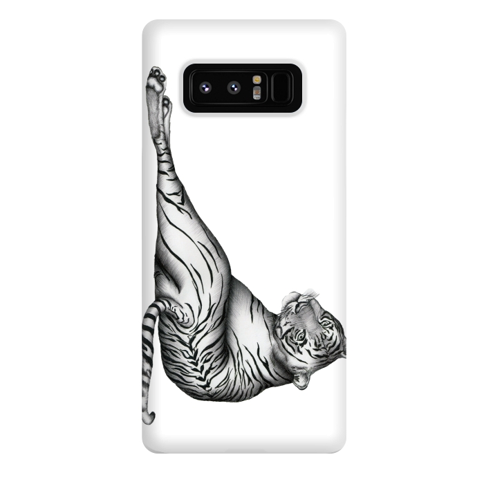 Galaxy Note 8 StrongFit The Hunter | Tiger by ECMazur 
