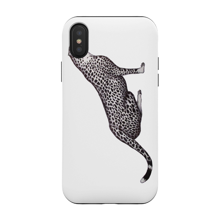 iPhone Xs / X StrongFit The Cheater | Cheetah by ECMazur 