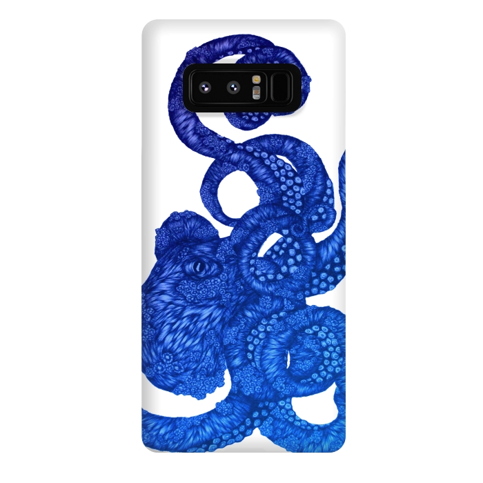 Galaxy Note 8 StrongFit Ombre Octopus by ECMazur 