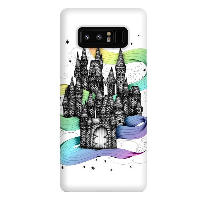 Galaxy Note 8 StrongFit Super Magic Rainbow Dream Castle by ECMazur 