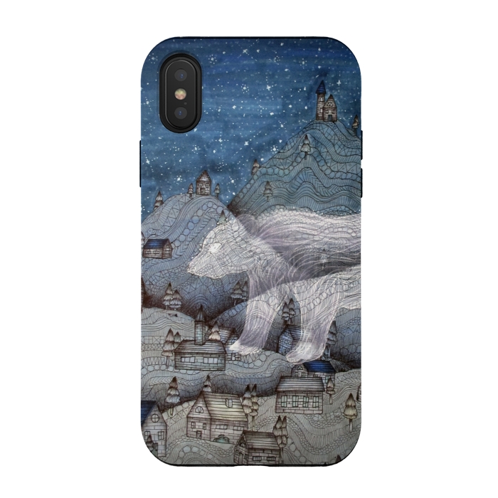 iPhone Xs / X StrongFit I Protect this Place II | The Bear by ECMazur 