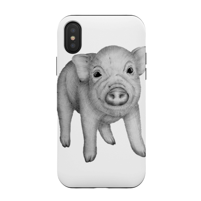iPhone Xs / X StrongFit This Little Piggy by ECMazur 