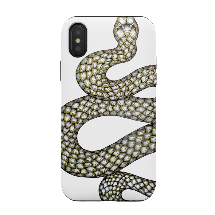 iPhone Xs / X StrongFit Snake's Charm by ECMazur 