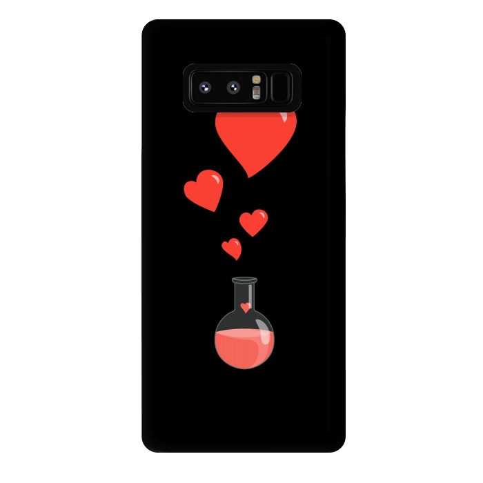 Galaxy Note 8 StrongFit Flask Of Hearts Love Chemistry by Boriana Giormova