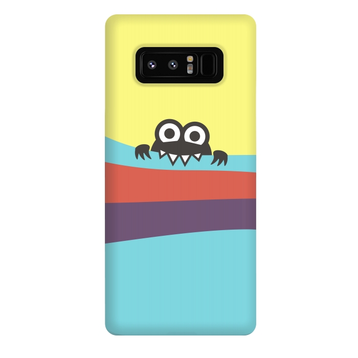 Galaxy Note 8 StrongFit Cute Bug Bites Yummy Colorful Stripes by Boriana Giormova