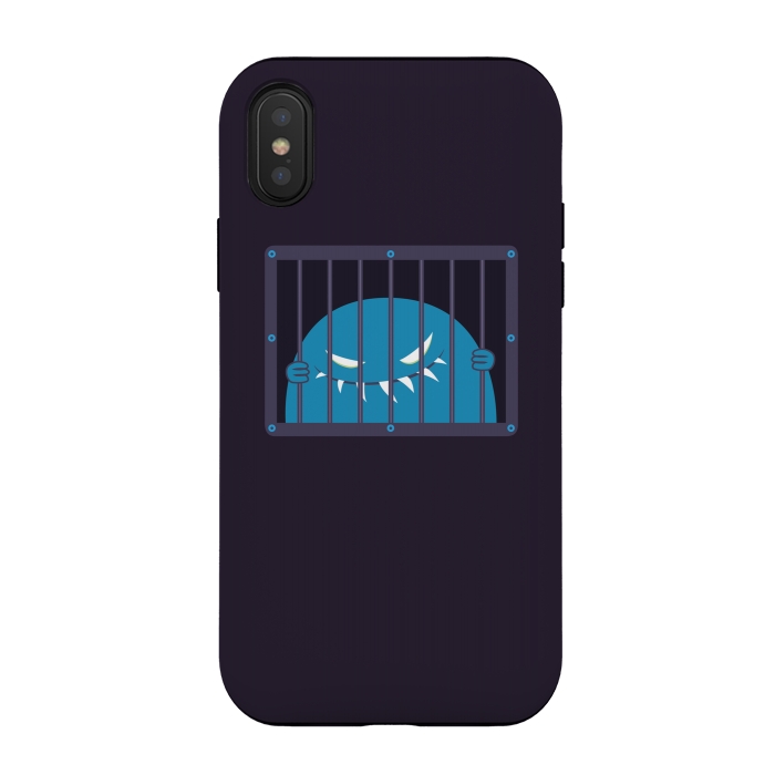 iPhone Xs / X StrongFit Evil Monster Kingpin Jailed by Boriana Giormova