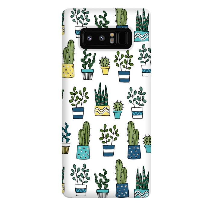 Galaxy Note 8 StrongFit House Plants by Laura Grant