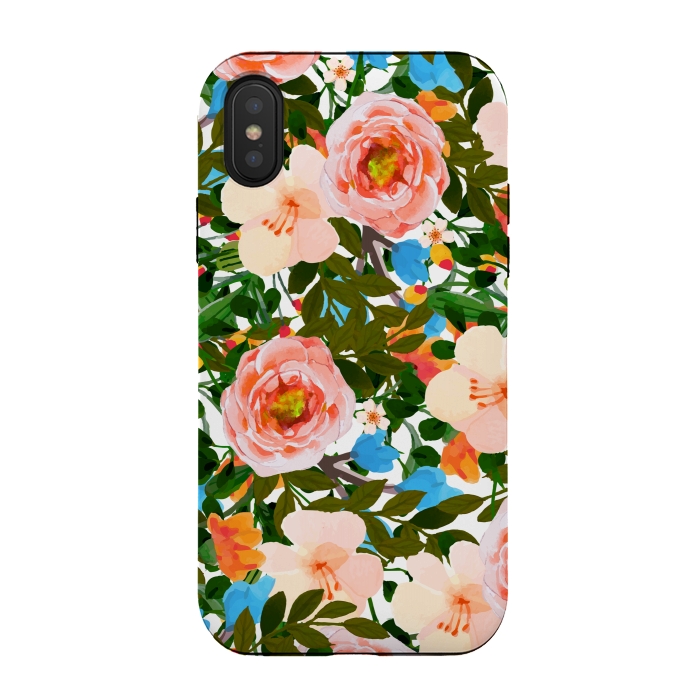 iPhone Xs / X StrongFit Rose Garden by Uma Prabhakar Gokhale