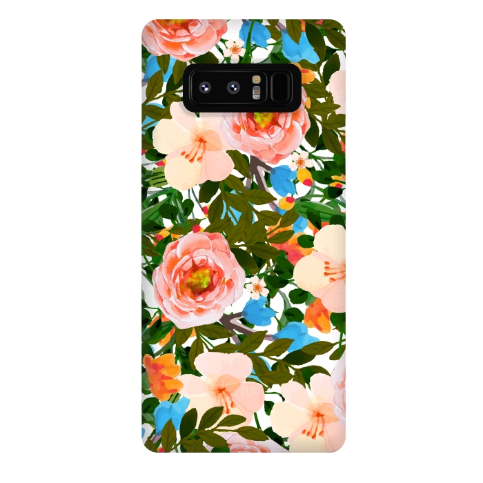 Galaxy Note 8 StrongFit Rose Garden by Uma Prabhakar Gokhale