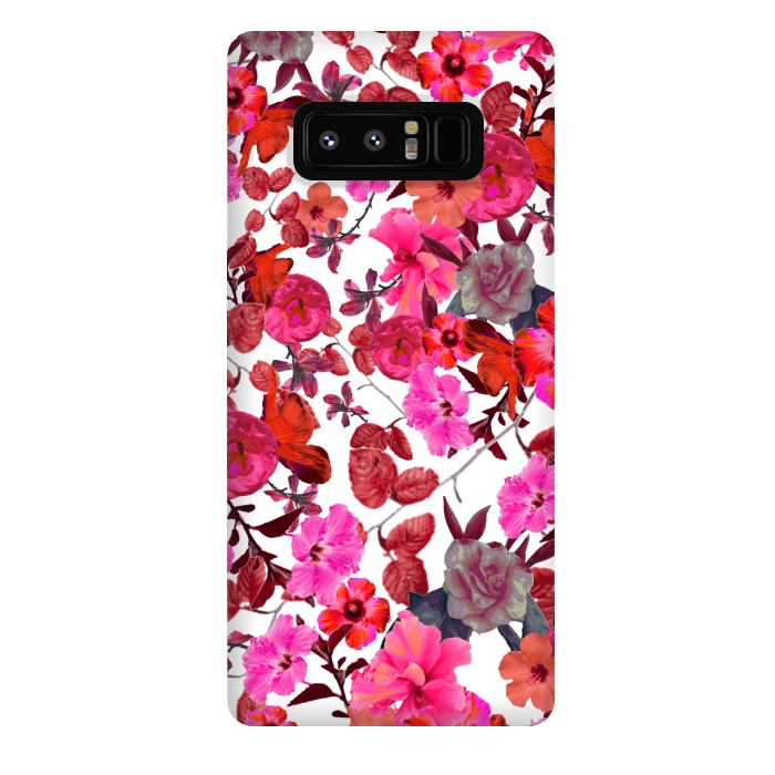 Galaxy Note 8 StrongFit Zariya Flower Garden (Pink) by Zala Farah