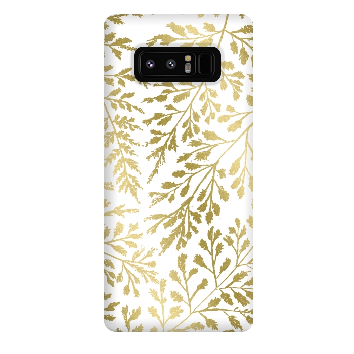 Galaxy Note 8 StrongFit Foliage Gold by Caitlin Workman
