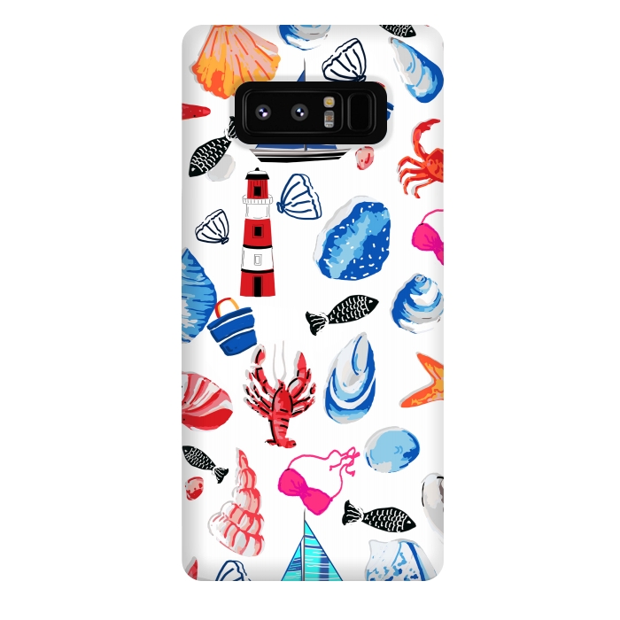 Galaxy Note 8 StrongFit Beach Comber by MUKTA LATA BARUA