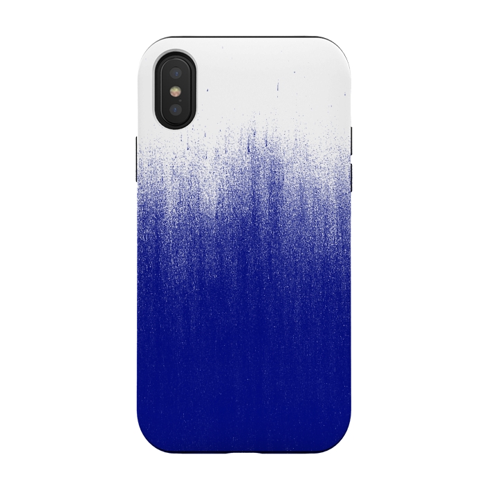 iPhone Xs / X StrongFit Blue Ombre by Caitlin Workman