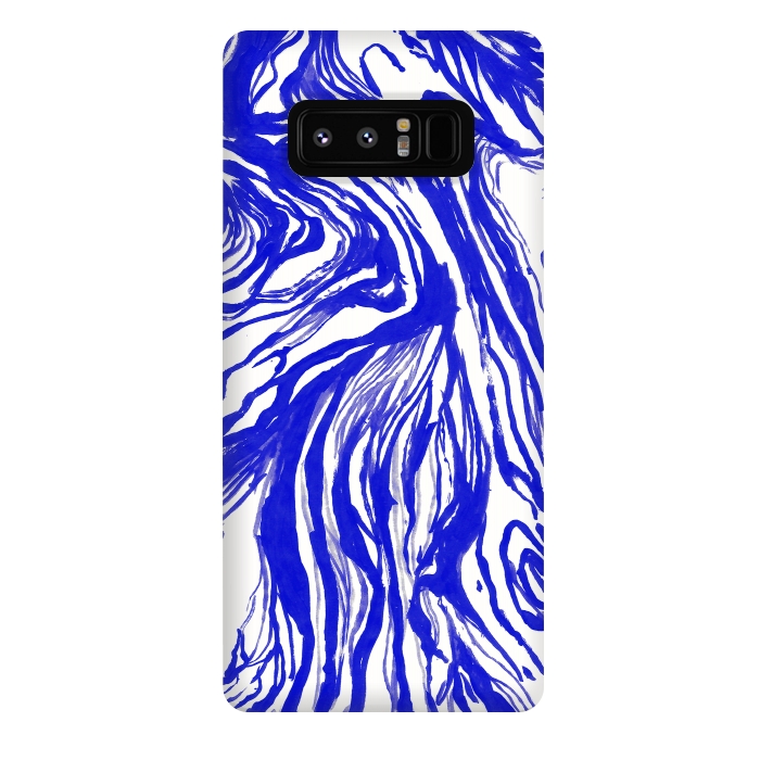 Galaxy Note 8 StrongFit Marble Royal by Caitlin Workman